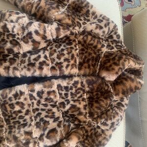 Fabulous Furs faux Fur Leopard print jacket